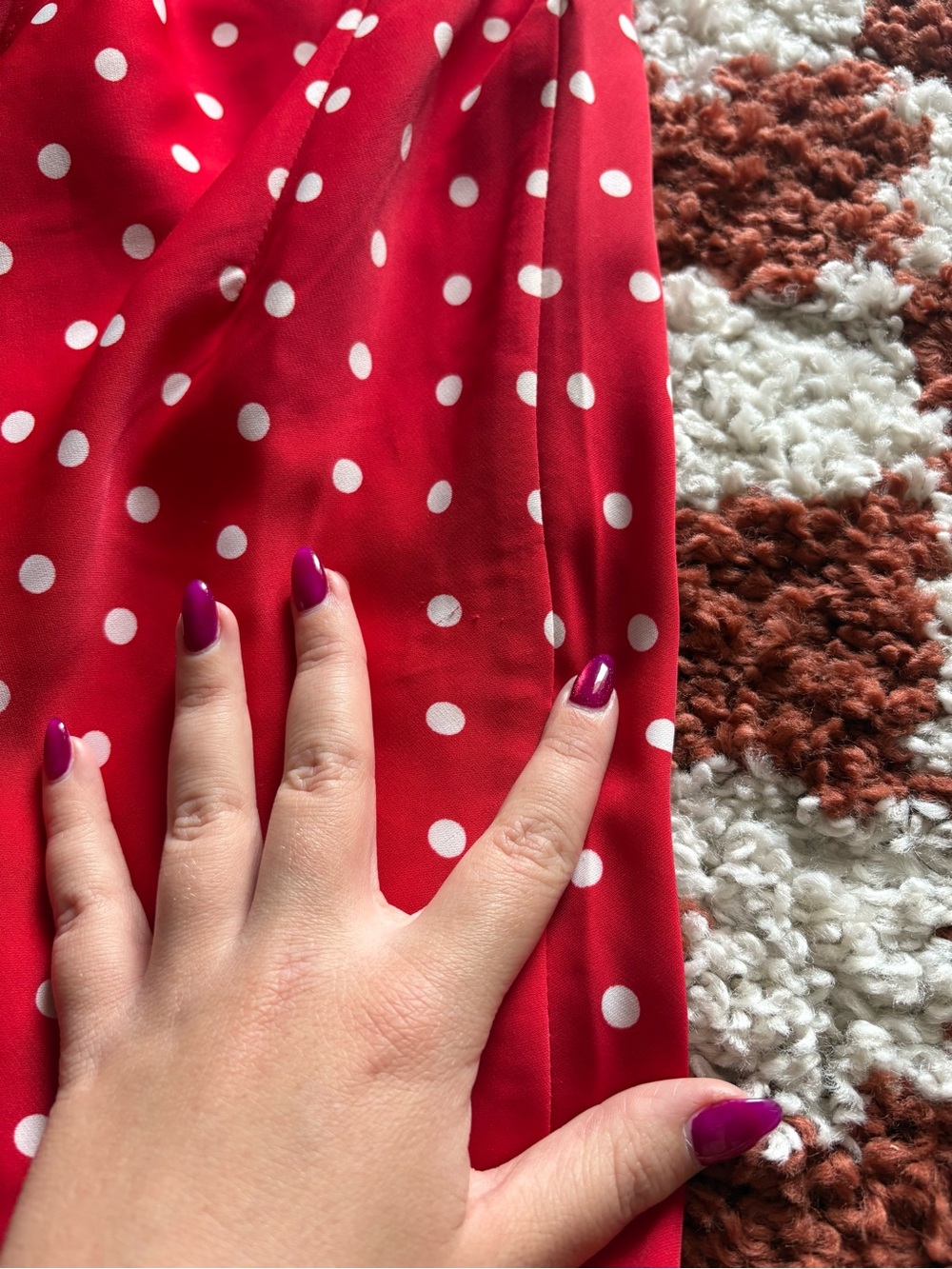 Princess Polly Nellie Maxi Dress Red Polka Dot - Picture 11 of 11